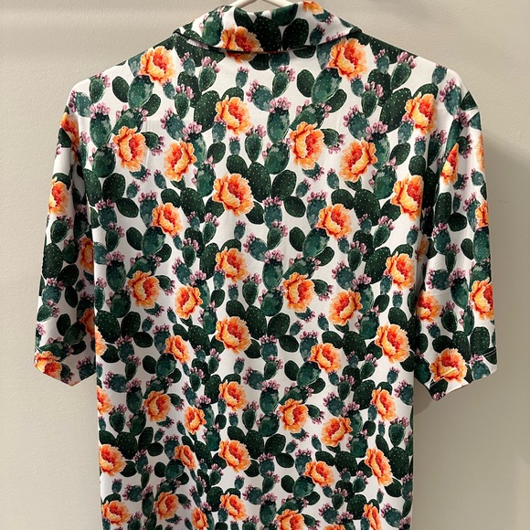 Bad Birdie Floral Cactus Print Shirt - Picture 3 of 4